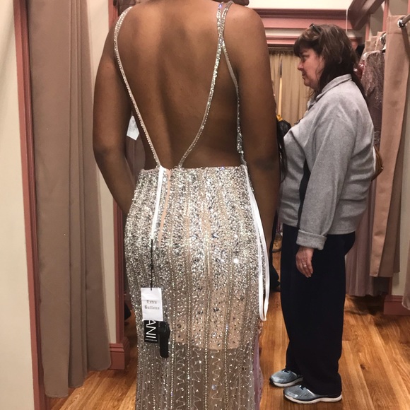 jovani silver 67280 - Picture 4 of 8